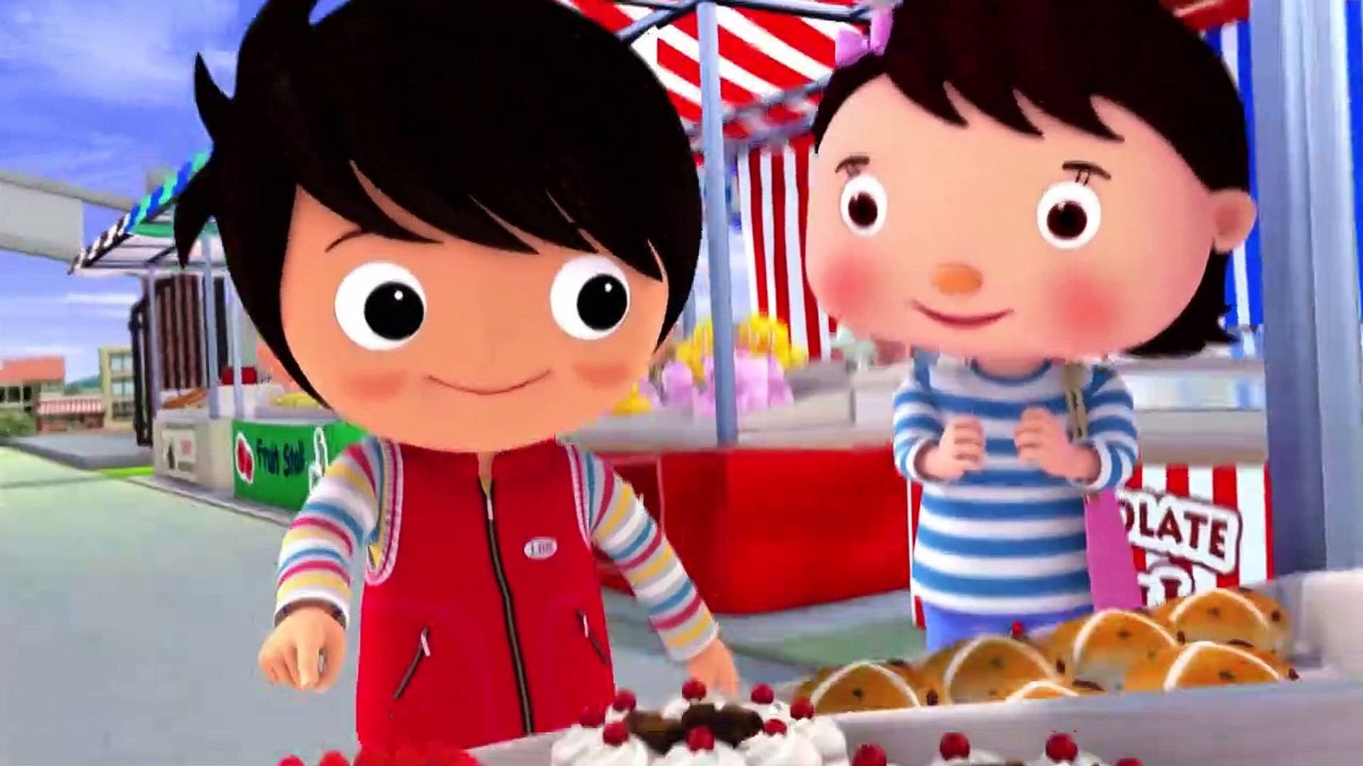 Little Baby Bum, sweets, cartoon children, Full HD Desktop Wallpaper