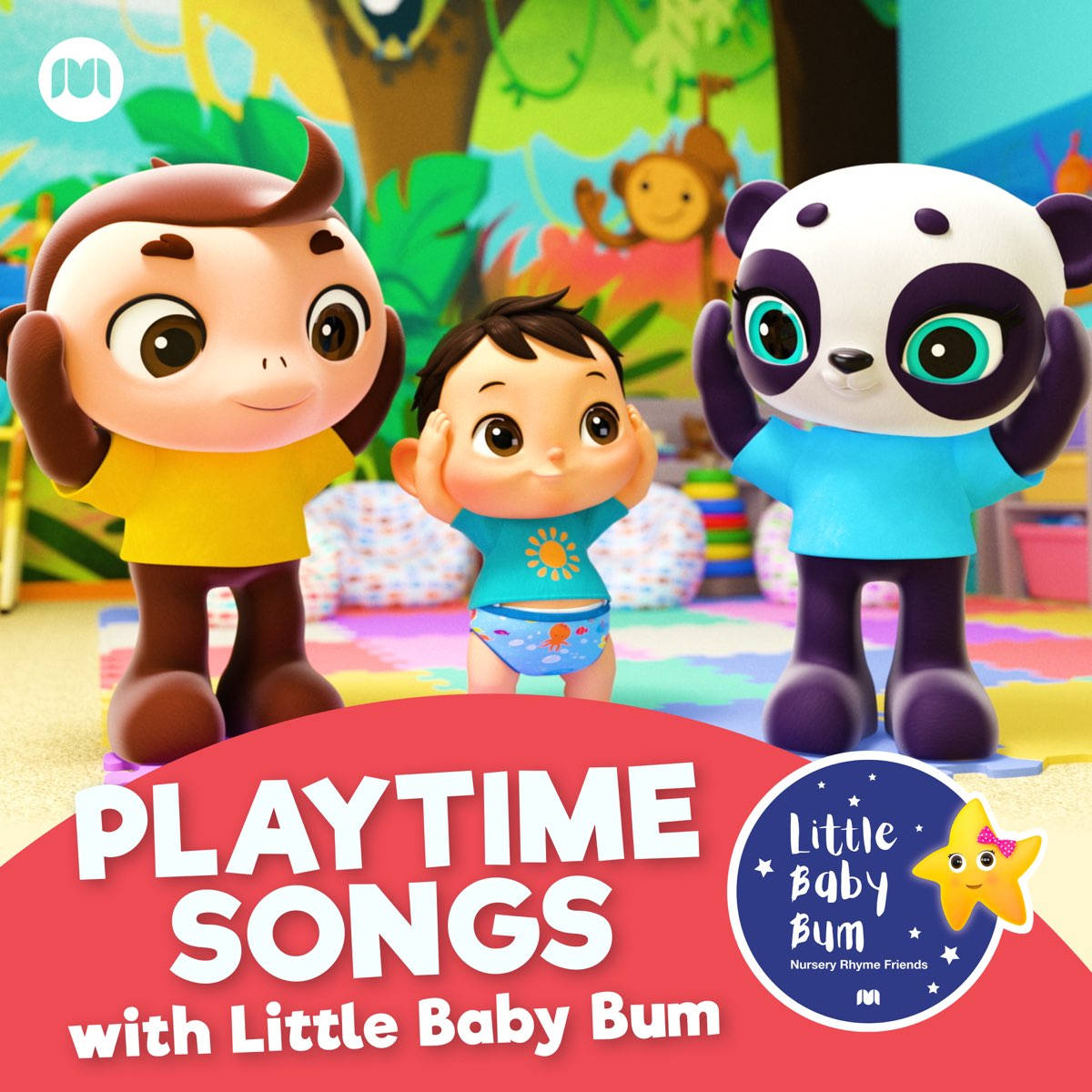 Little Baby Bum, monkey baby, panda, SD Desktop Wallpaper
