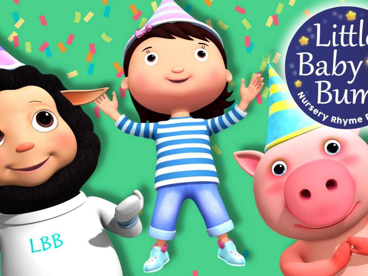 Little Baby Bum, Party Time, confetti, SD Desktop Wallpaper