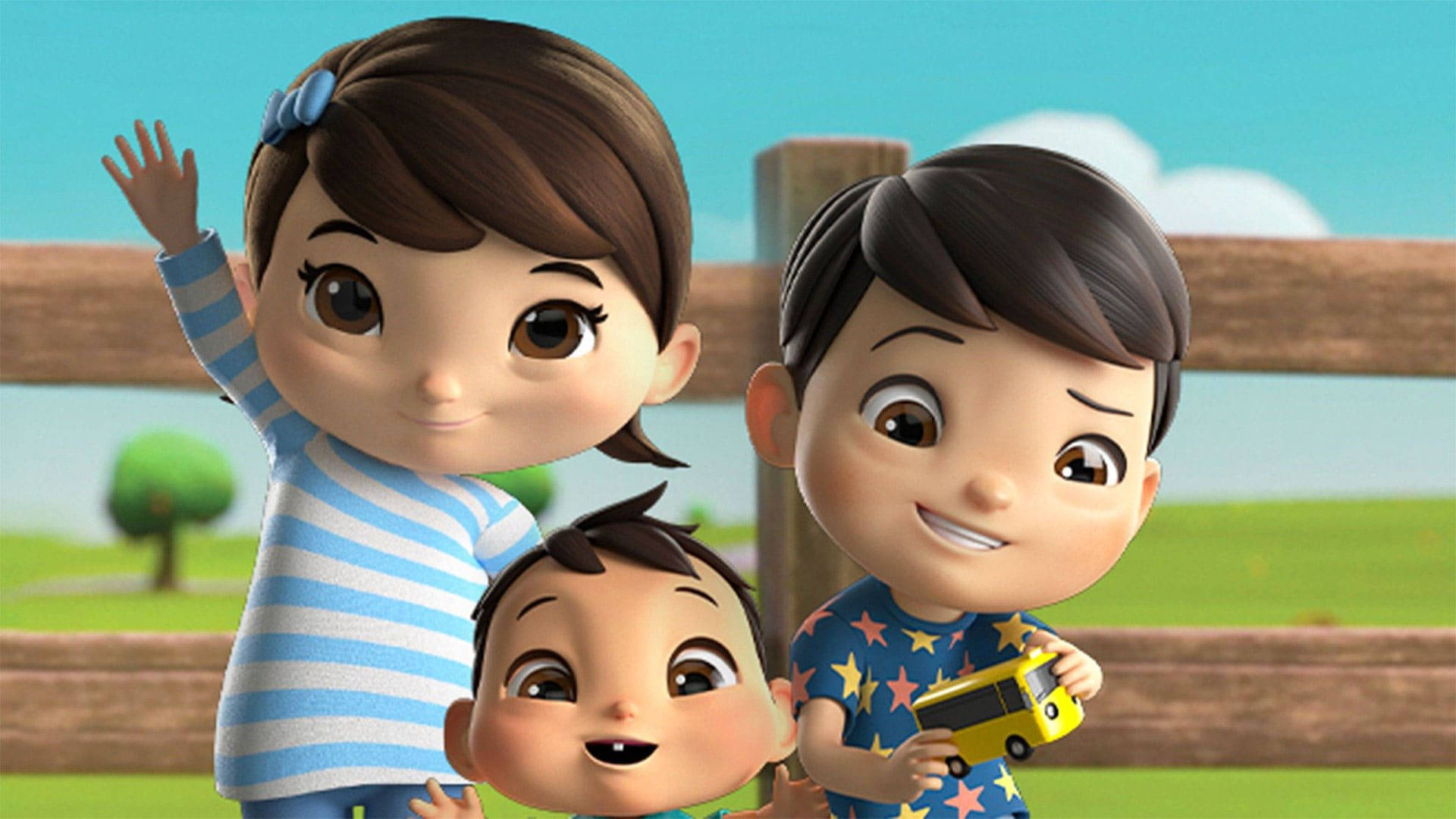 Little Baby Bum, farm, wooden fence, Full HD Desktop Wallpaper