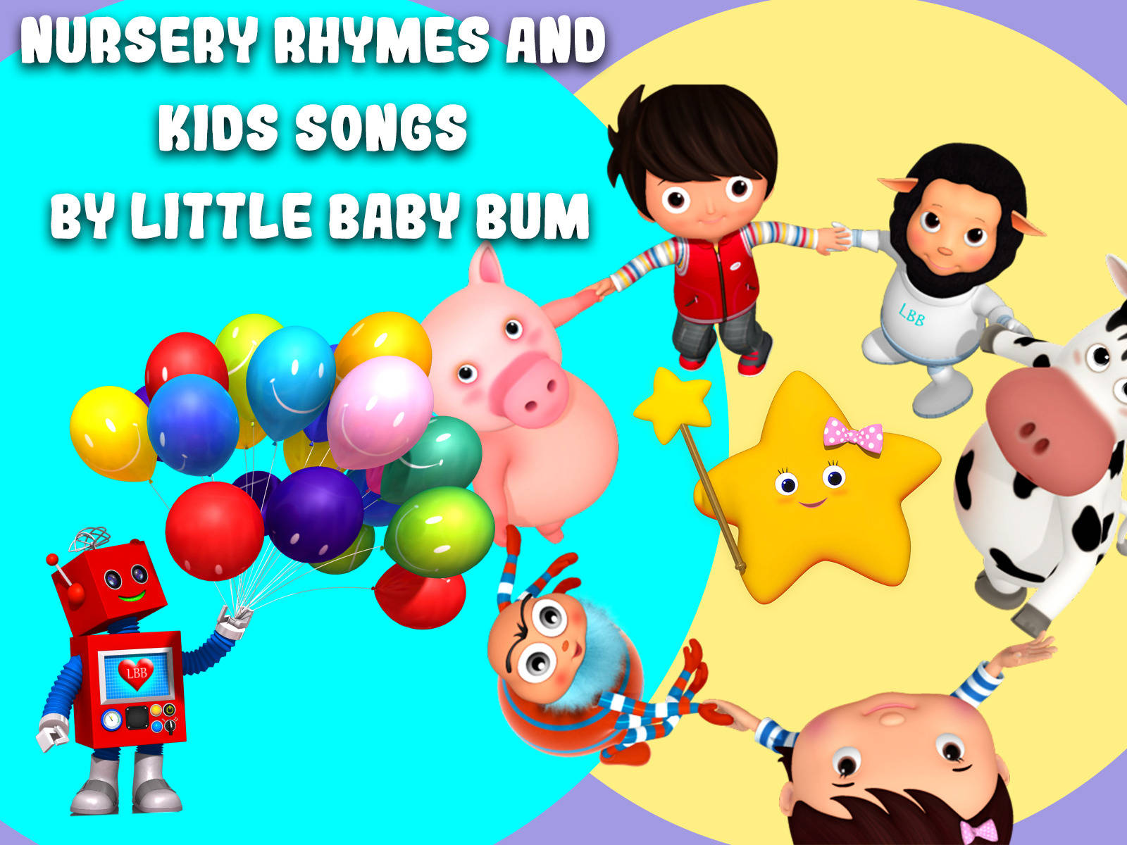 Little Baby Bum, pig, cow, HD Desktop Wallpaper