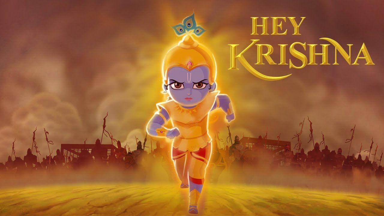 Little Krishna, HD Gold Armor, blue skin, HD Desktop Wallpaper