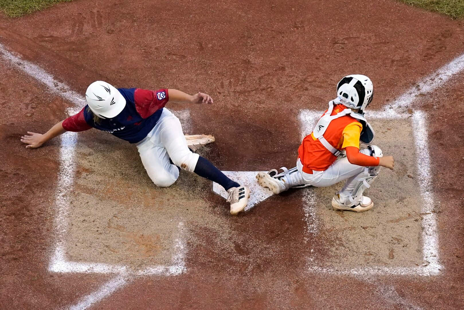 Little League Baseball, home plate, catcher, HD Desktop Wallpaper