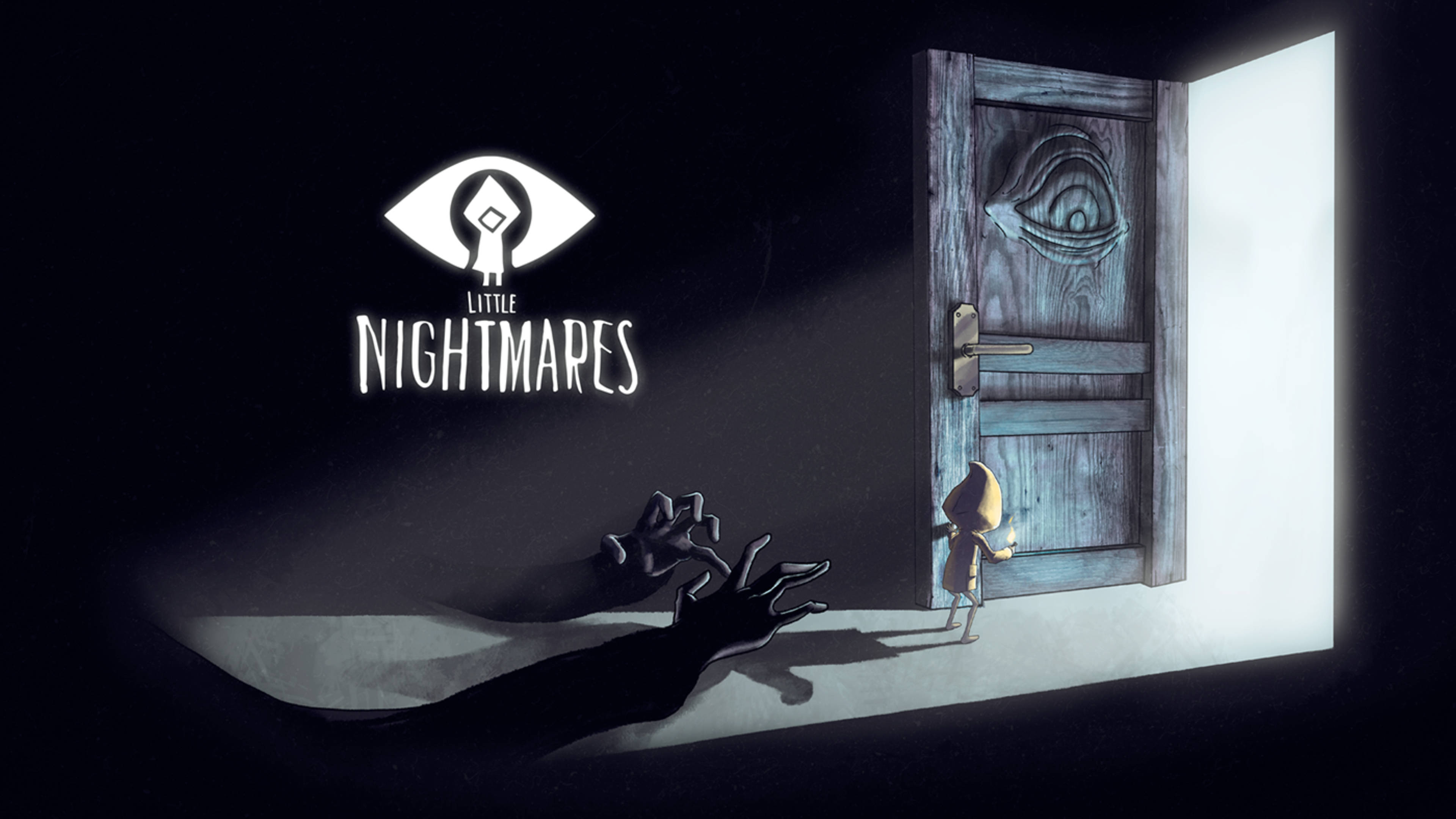 Little Nightmares, big black hands, small child with a lantern, 4K Desktop Wallpaper