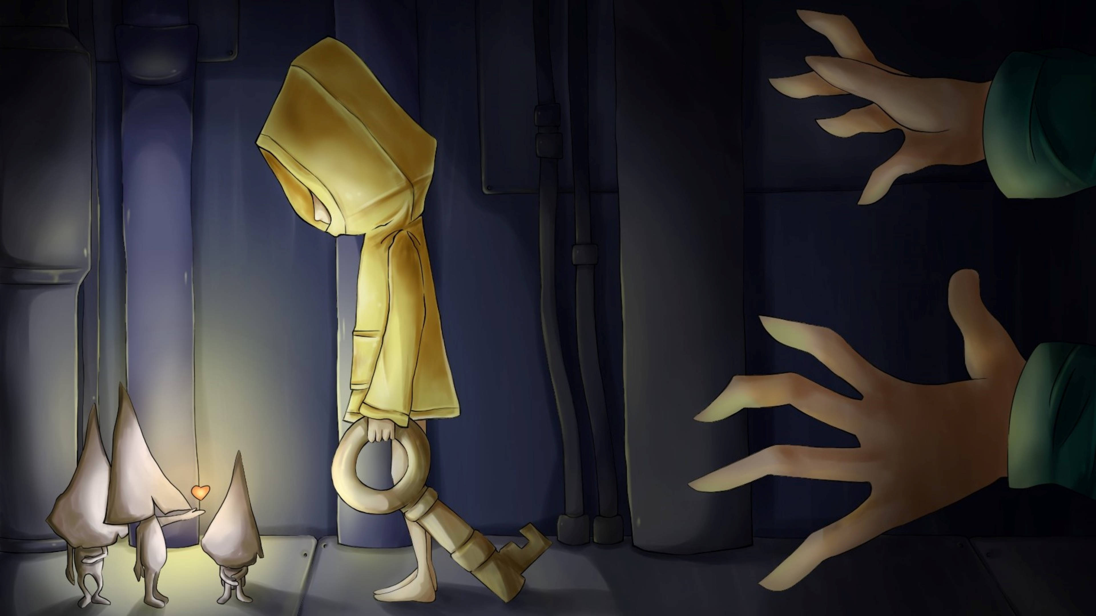 Little Nightmares, hooded figure, key, 4K Desktop Wallpaper