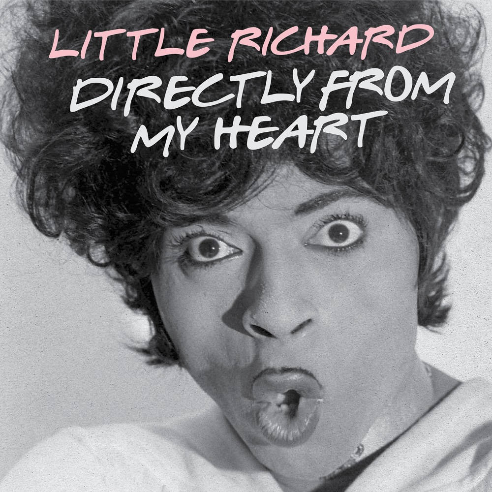 Little Richard, Directly From My Heart, black and white, SD Desktop Wallpaper