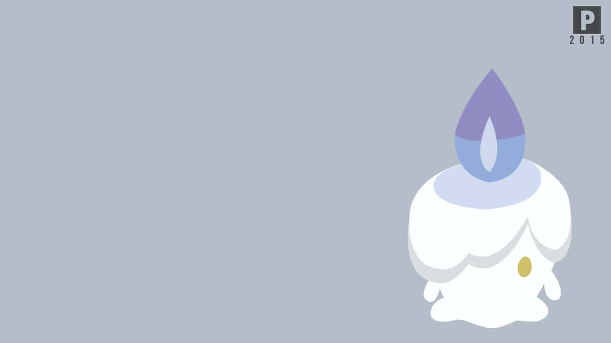 Litwick, purple flame, white candle, SD Desktop Wallpaper