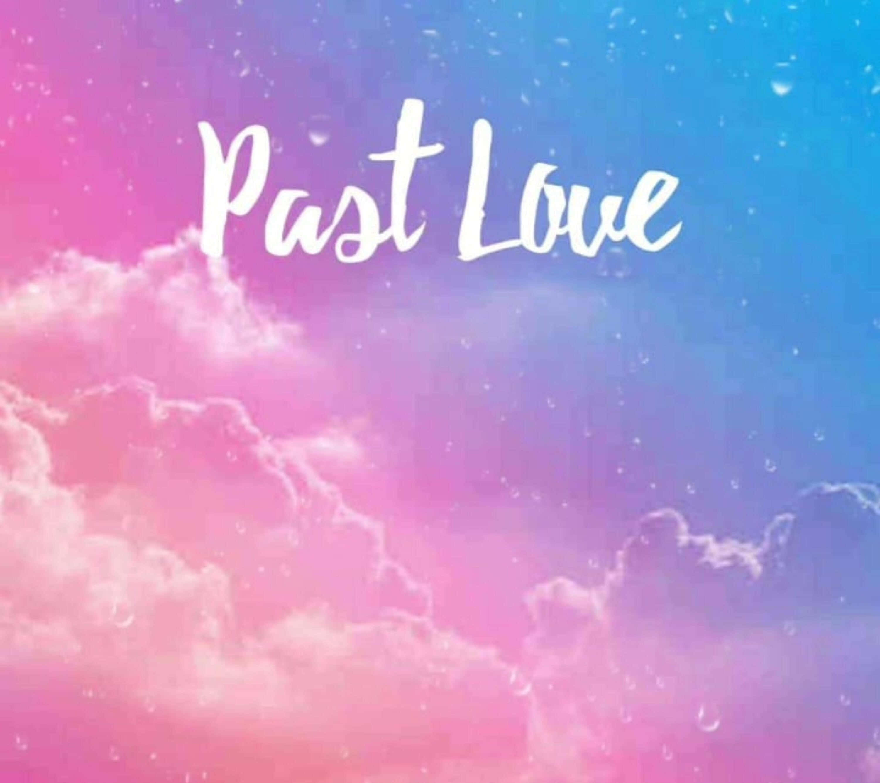 Live Laugh Love, past love, pink and blue clouds, 2K Desktop Wallpaper