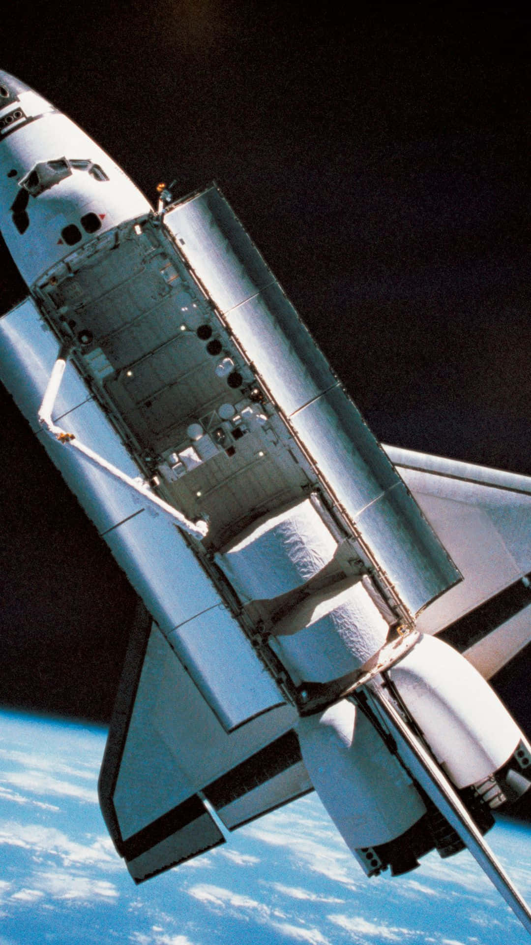 Live Space, space shuttle, Earth, Full HD Phone Wallpaper