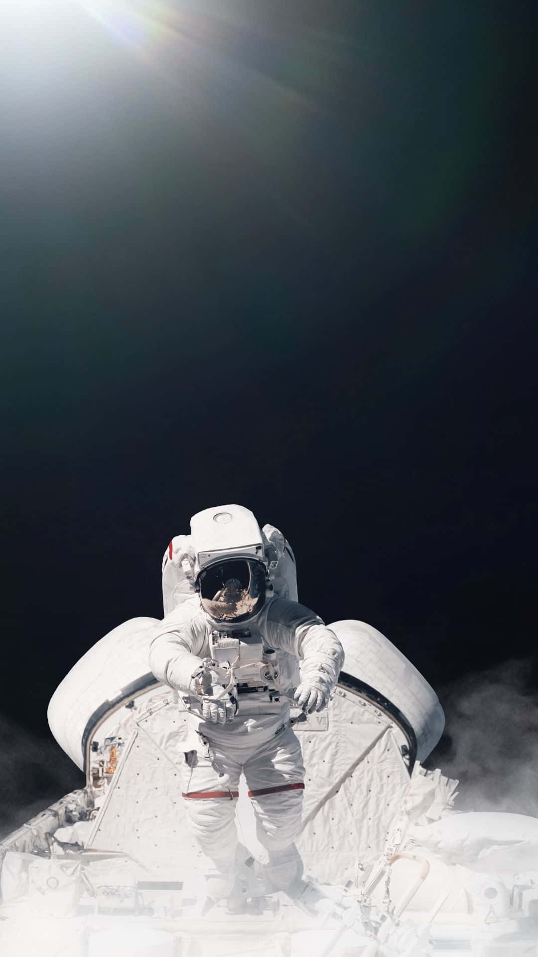 Live Space, astronaut, white spacesuit, Full HD Phone Wallpaper