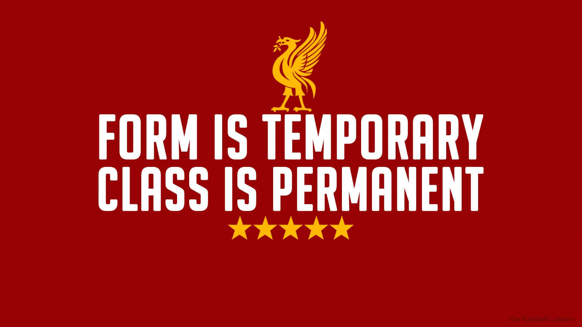 Liverpool FC, golden liver bird, five stars, Full HD Desktop Wallpaper