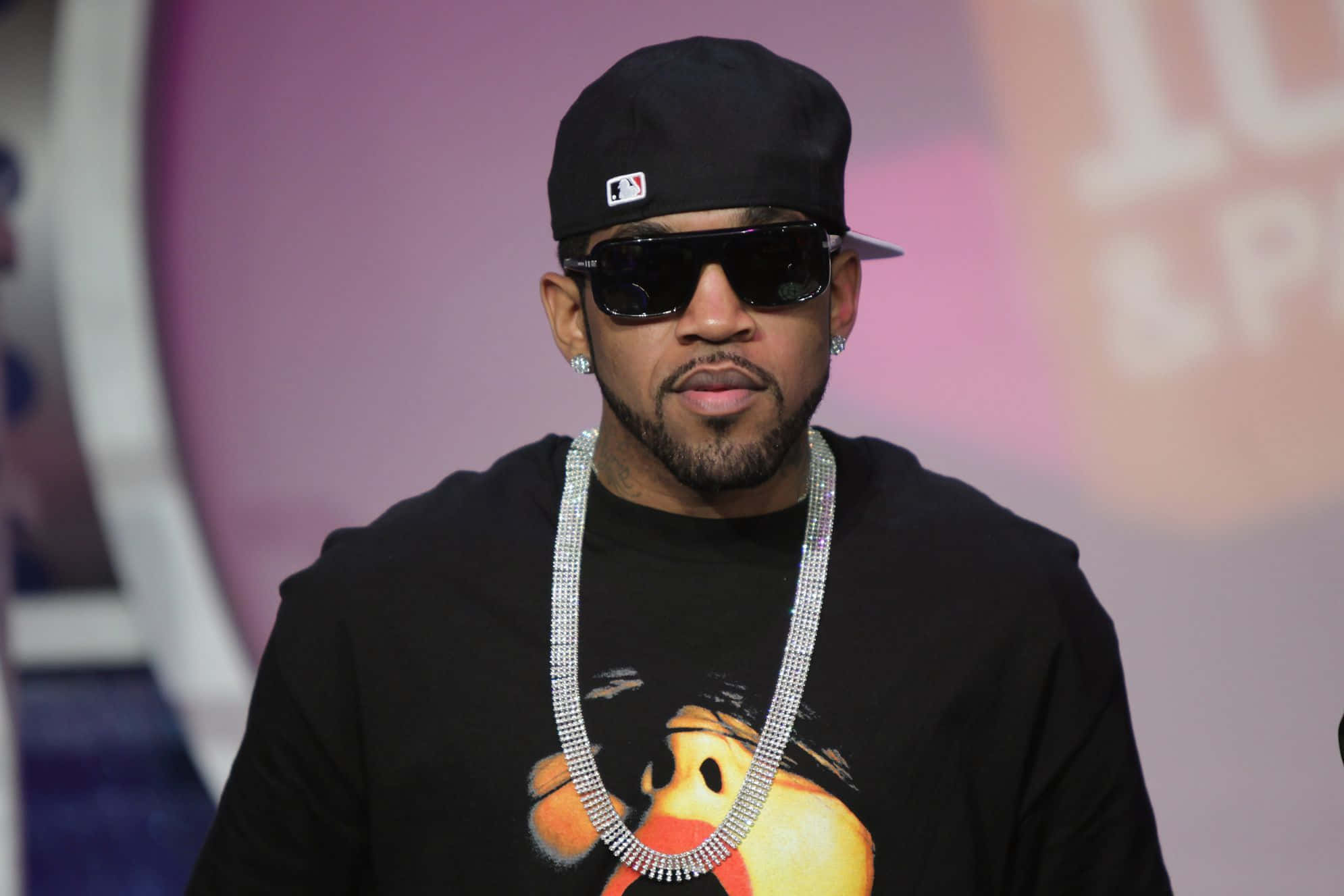 Lloyd Banks, black cap, diamond chain, Full HD Desktop Wallpaper