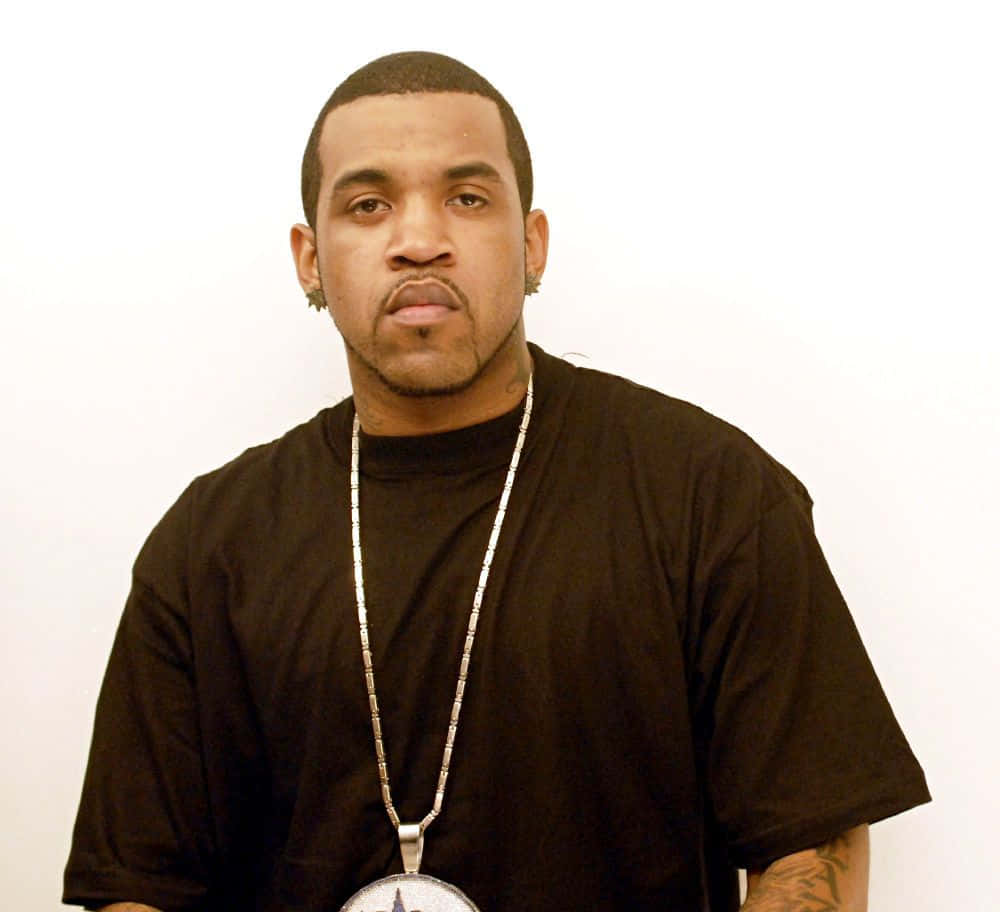 Lloyd Banks, goatee, earrings, SD Desktop Wallpaper