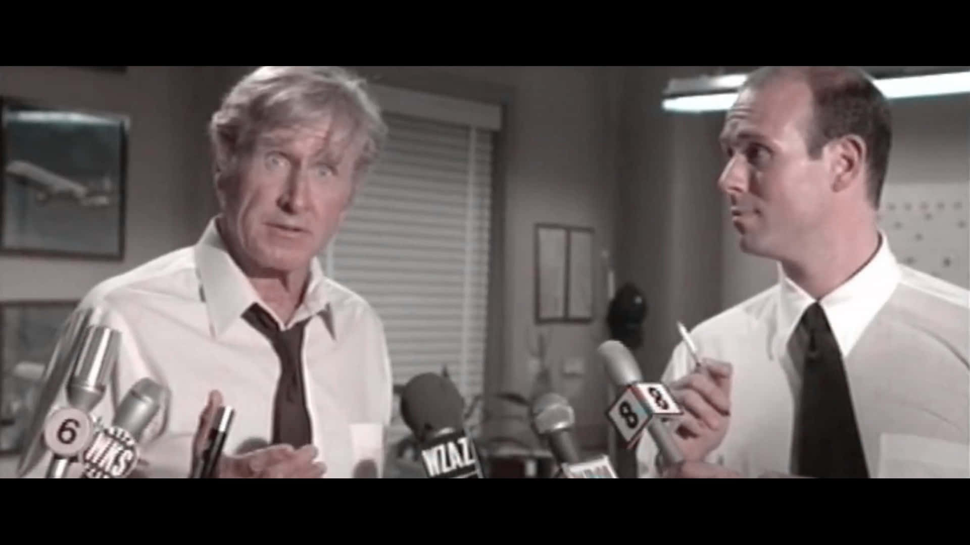 Lloyd Bridges, white shirts, ties, Full HD Desktop Wallpaper
