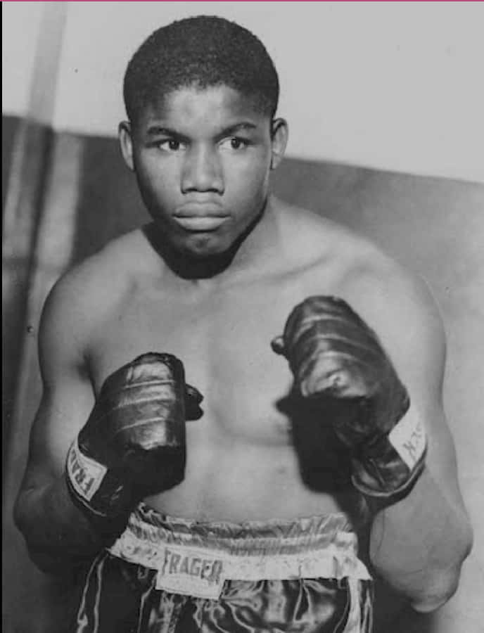 Lloyd Marshall, boxing gloves, vintage gloves, SD Phone Wallpaper