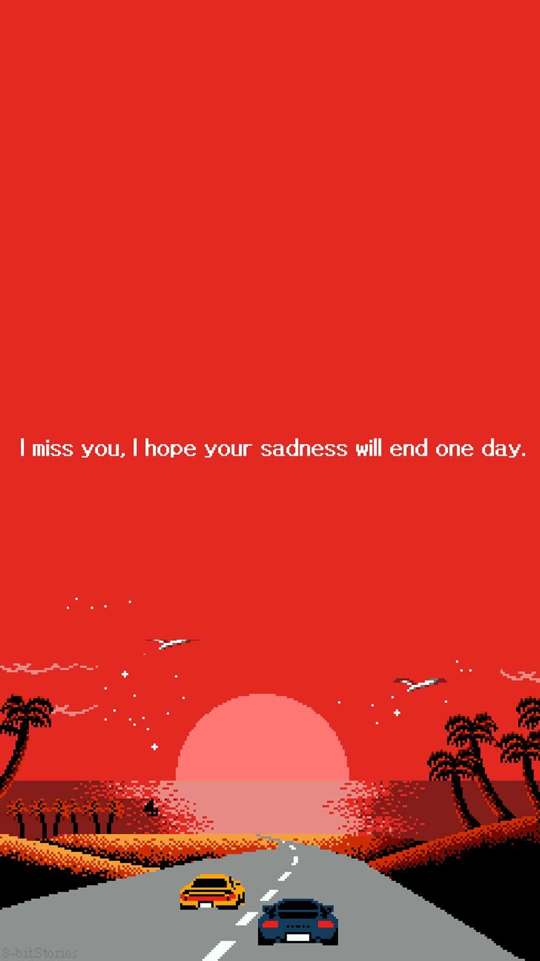 Lo-fi Aesthetic, 1080 x 1920 wallpaper, pixel art road trip scene, Full HD Phone Wallpaper
