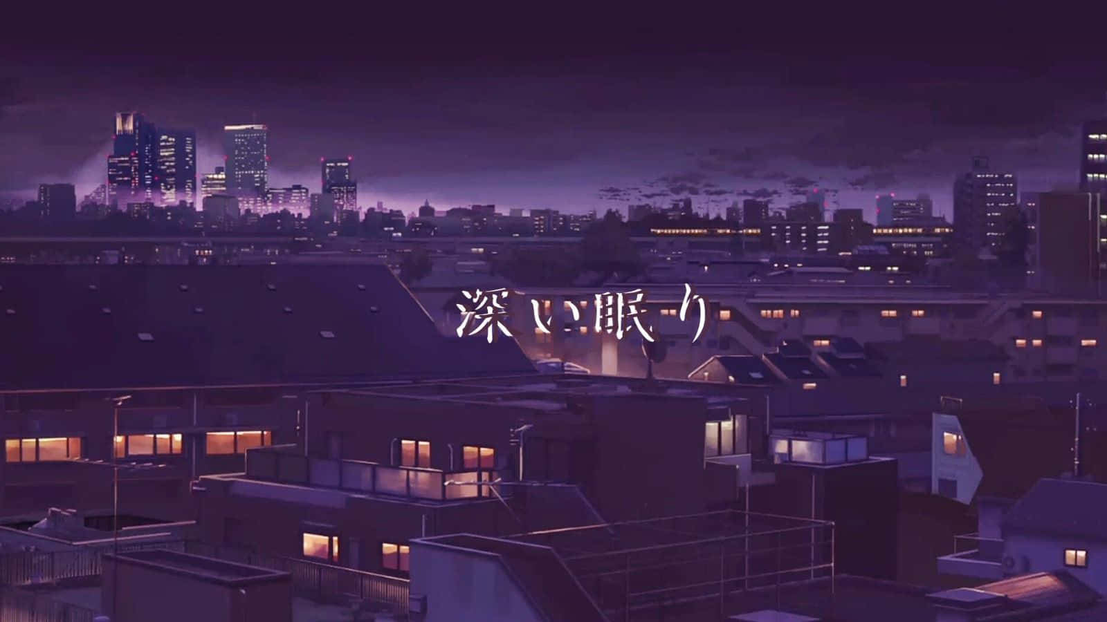 Lo Fi Room, anime cityscape, twilight, HD Desktop Wallpaper