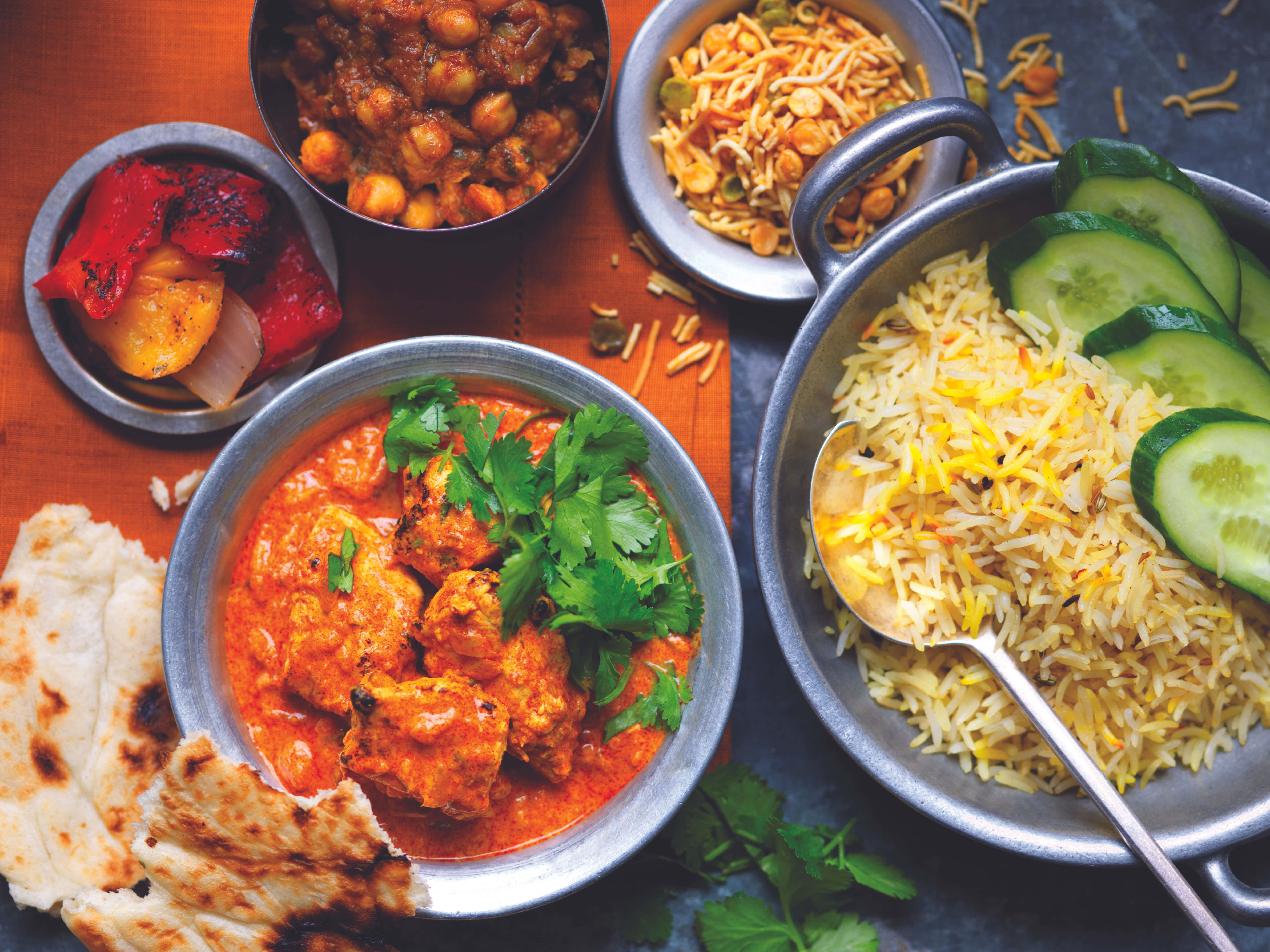 chana masala, tikka masala, chicken curry, 5K Desktop Wallpaper