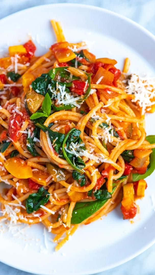 Local Food, spaghetti, tomato sauce, SD Phone Wallpaper