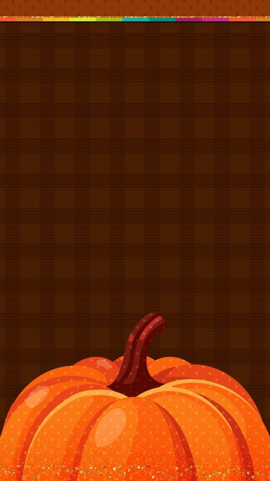 autumn pumpkin, cartoon orange pumpkin, dark stem, HD Phone Wallpaper