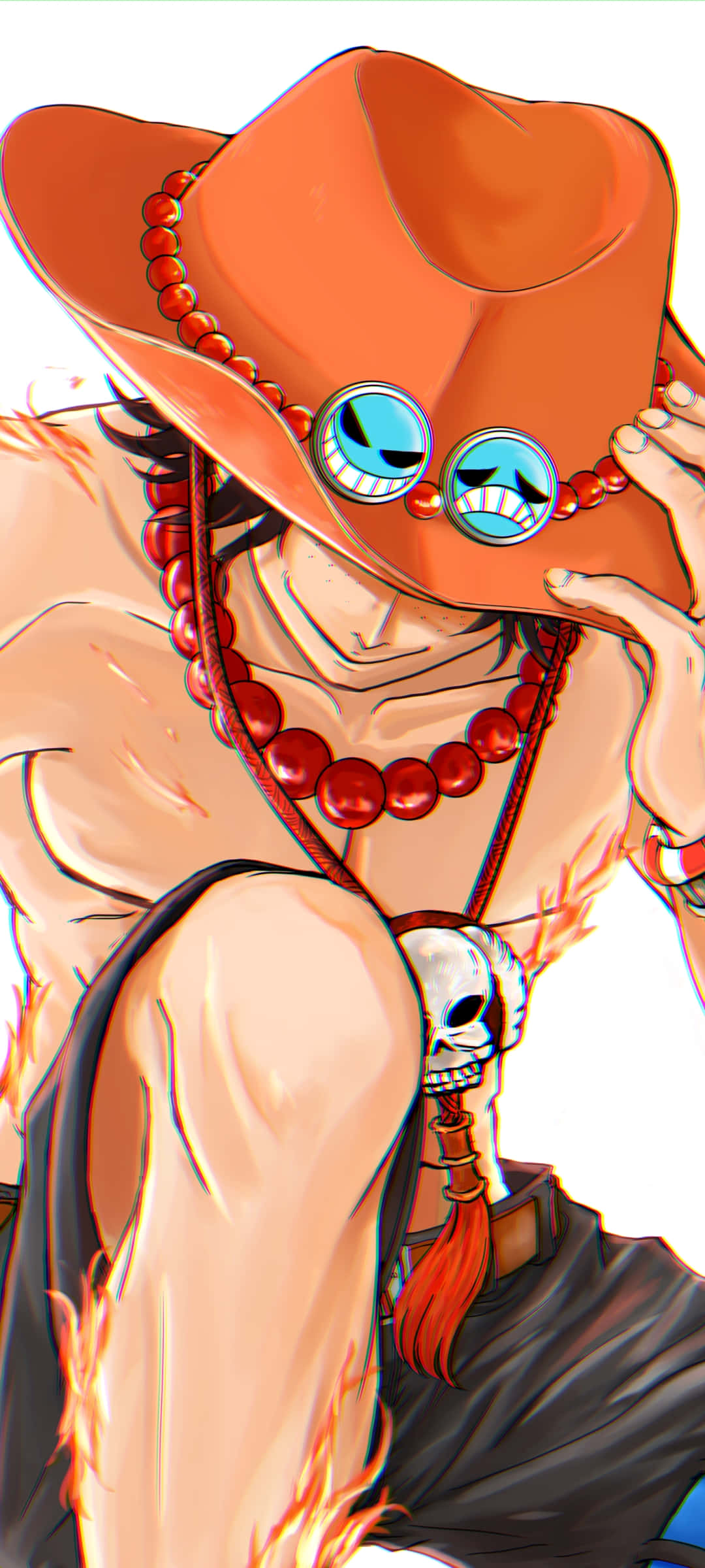 One Piece, anime character, red hat, Full HD Phone Wallpaper