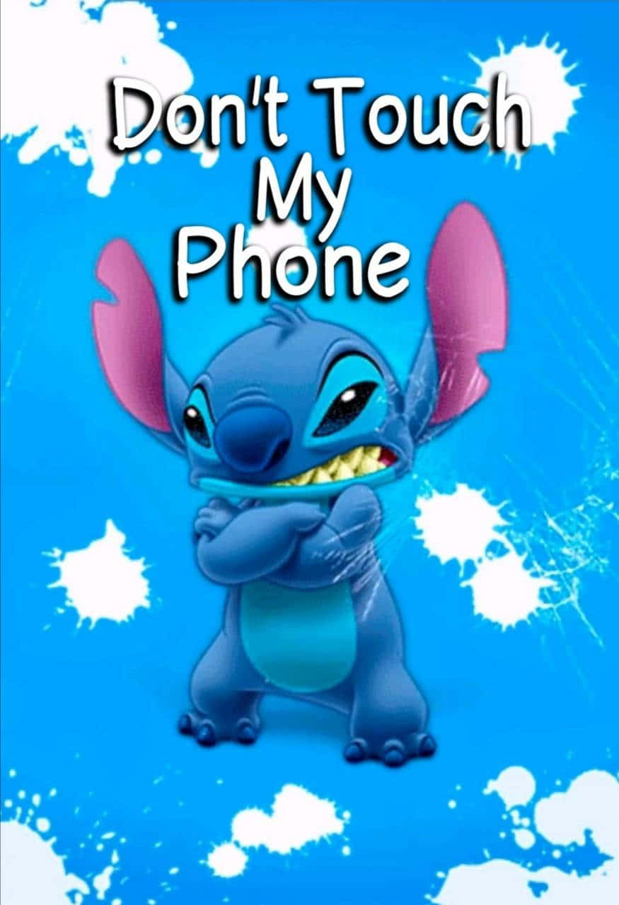 Stitch, blue, arms crossed, HD Phone Wallpaper