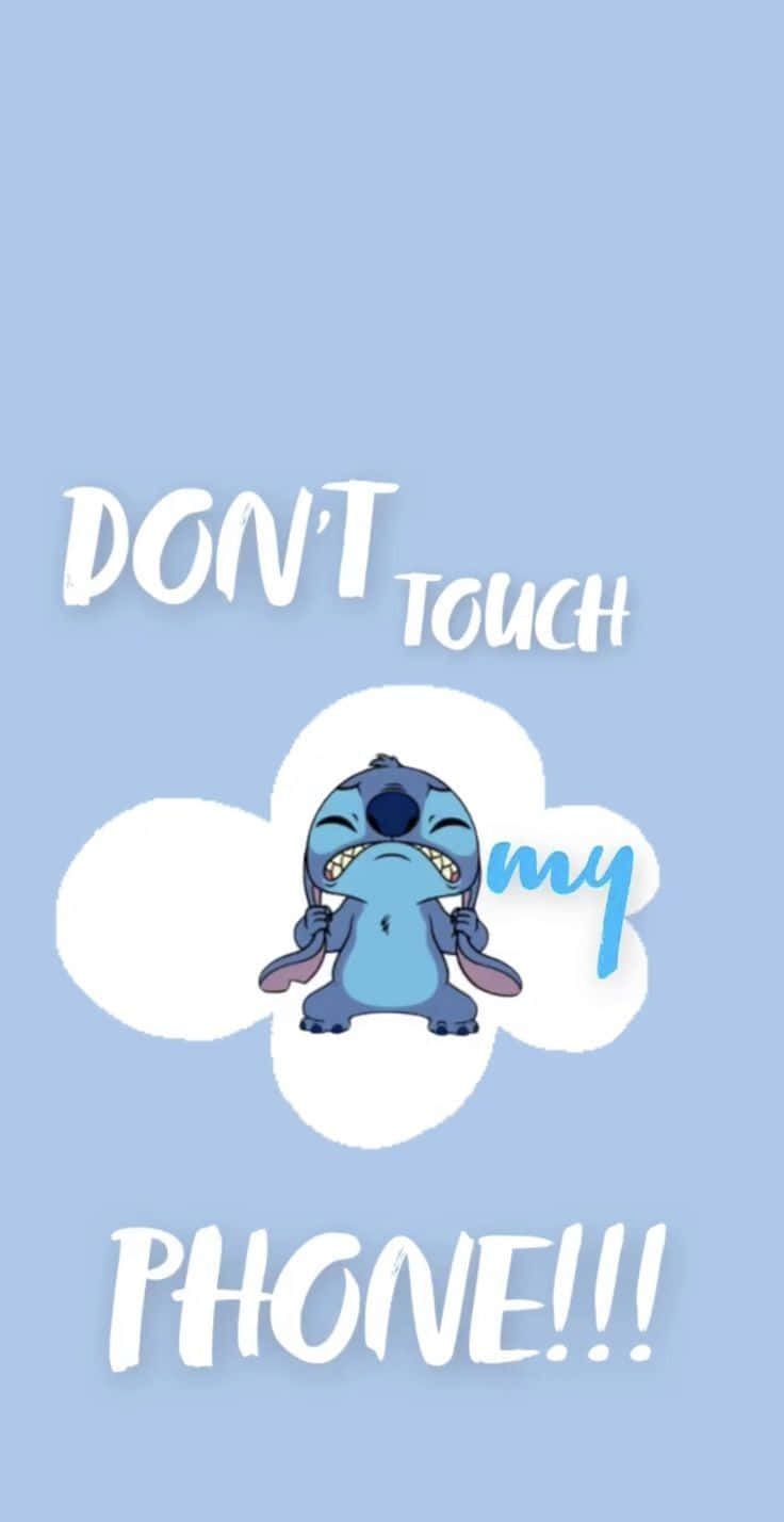 Stitch, blue cartoon alien, angry expression, HD Phone Wallpaper
