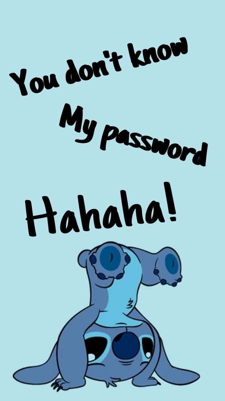 Stitch, blue cartoon alien, light blue background, HD Phone Wallpaper