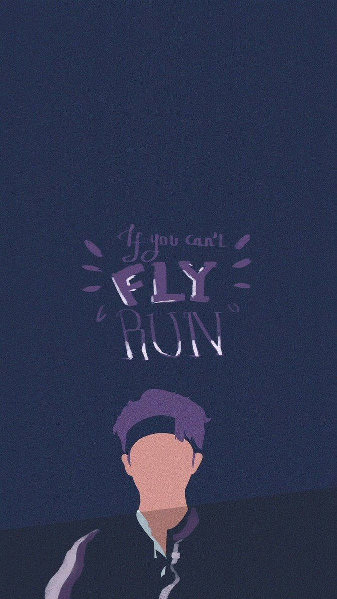 dark blue, lock screen, purple hair, SD Phone Wallpaper