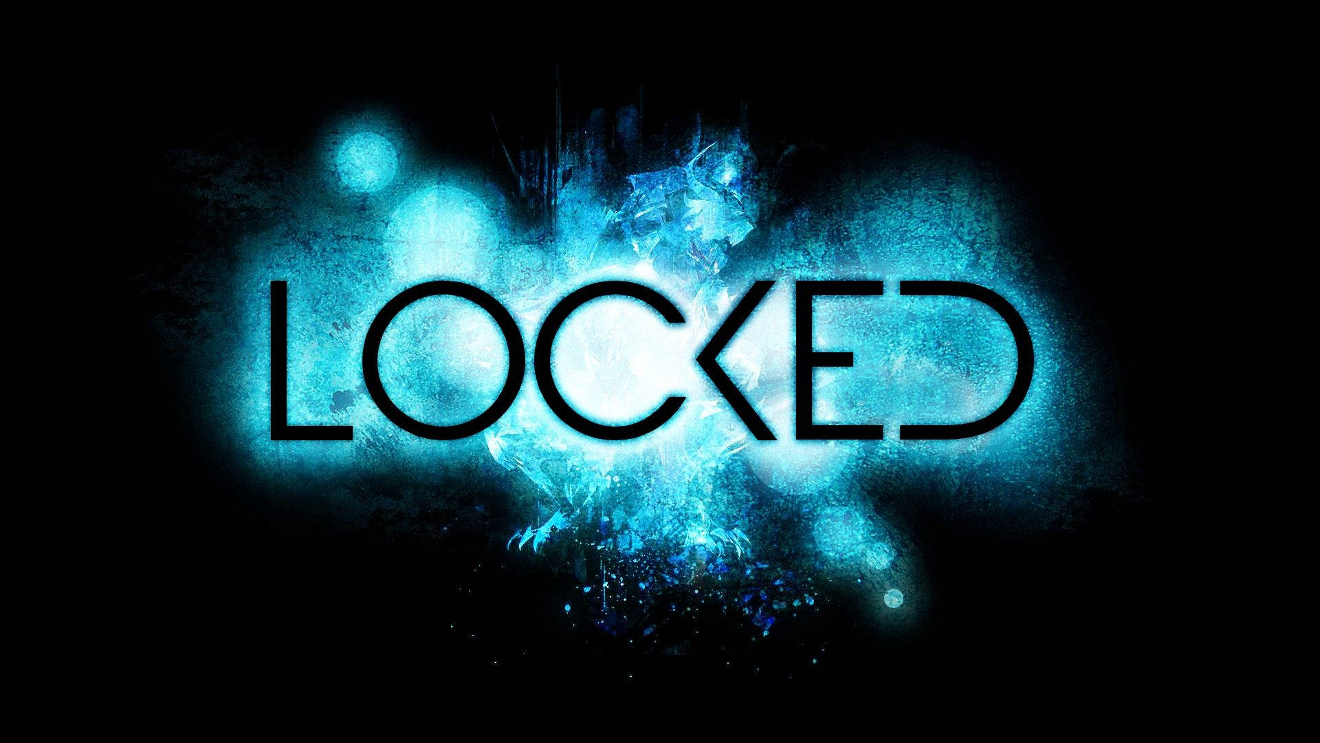 Windows Lock Screen, LOCKED, dark background, Full HD Desktop Wallpaper