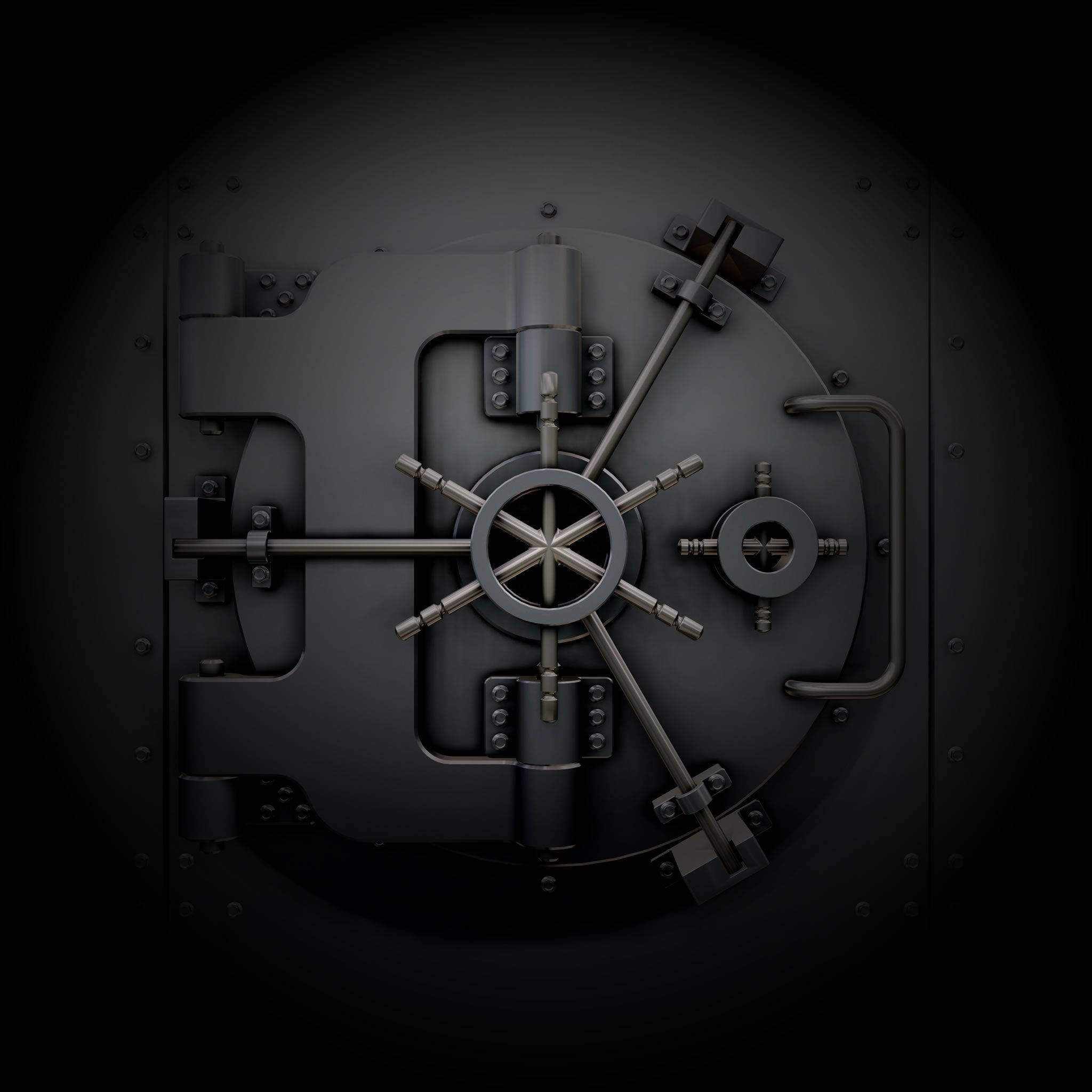 security vault, industrial vault door, intricate locking mechanisms, Full HD Desktop Wallpaper