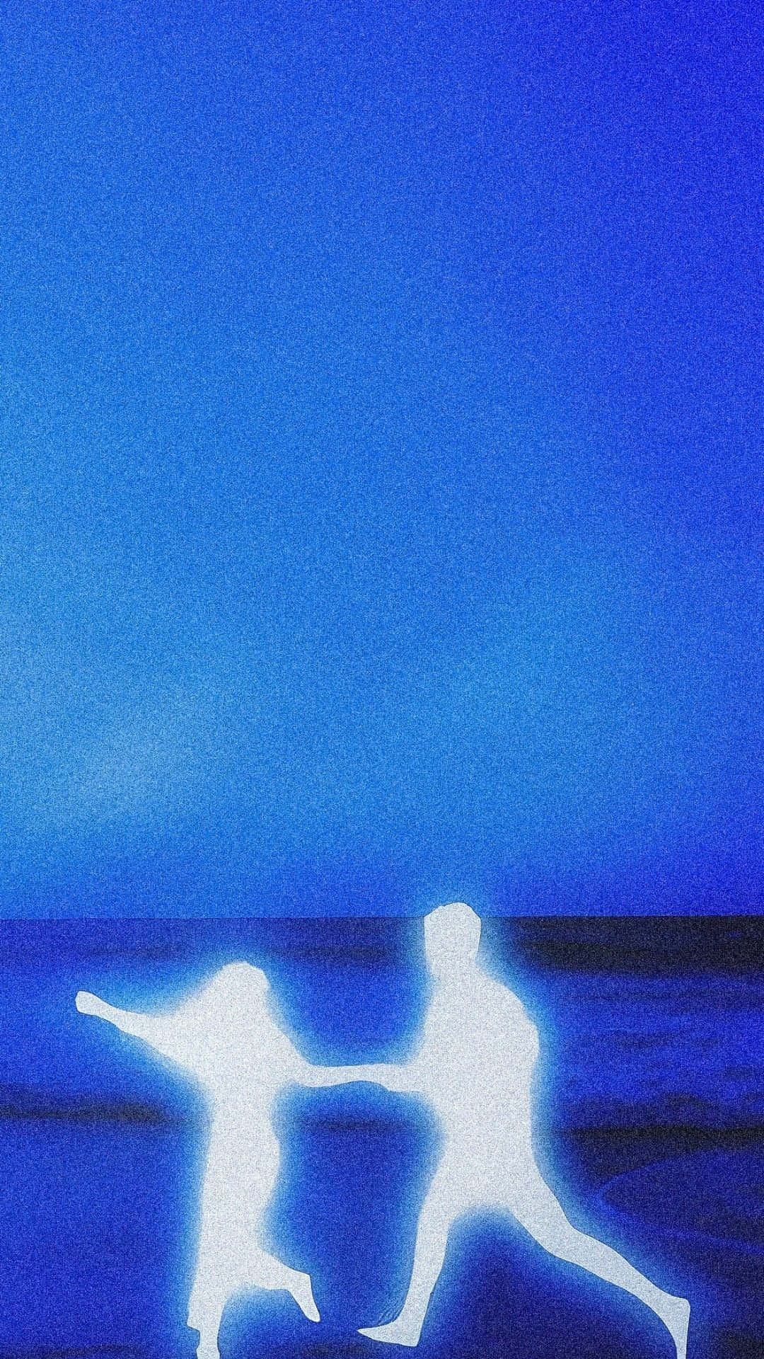 Lofi Love, night vibes, dark blue shoreline, Full HD Phone Wallpaper