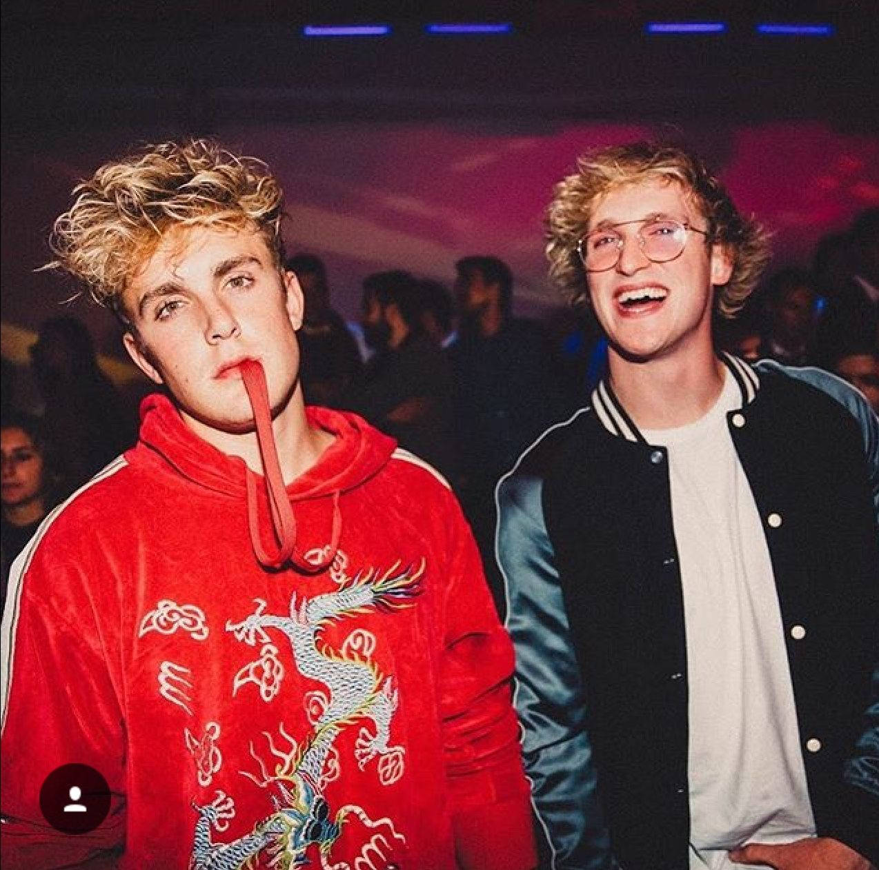Logan Paul, red dragon hoodie, varsity jacket, SD Desktop Wallpaper