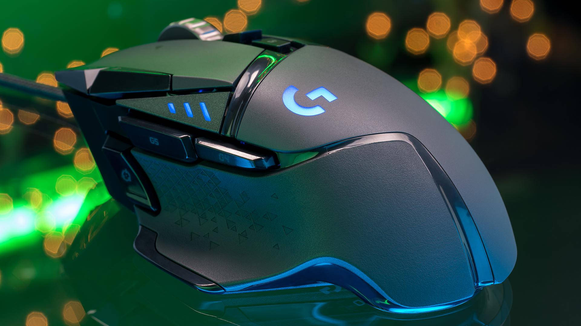 Logitech, gaming mouse, black, Full HD Desktop Wallpaper