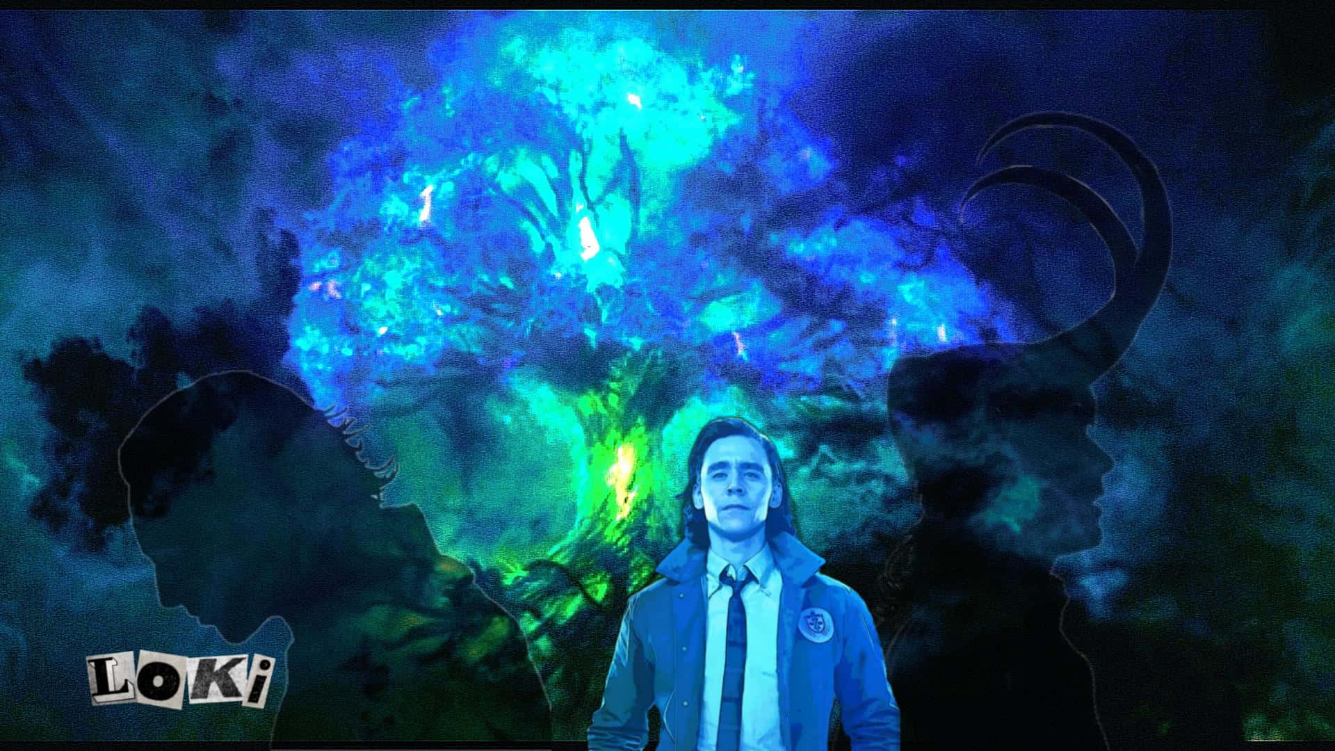 Loki, Loki Season 2, glowing blue cosmic tree, Full HD Desktop Wallpaper