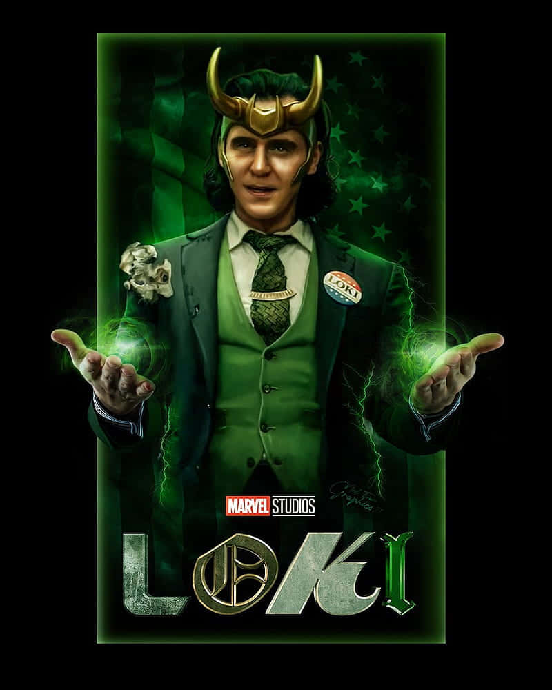 Loki Season 2, green suit, horned helmet, SD Phone Wallpaper