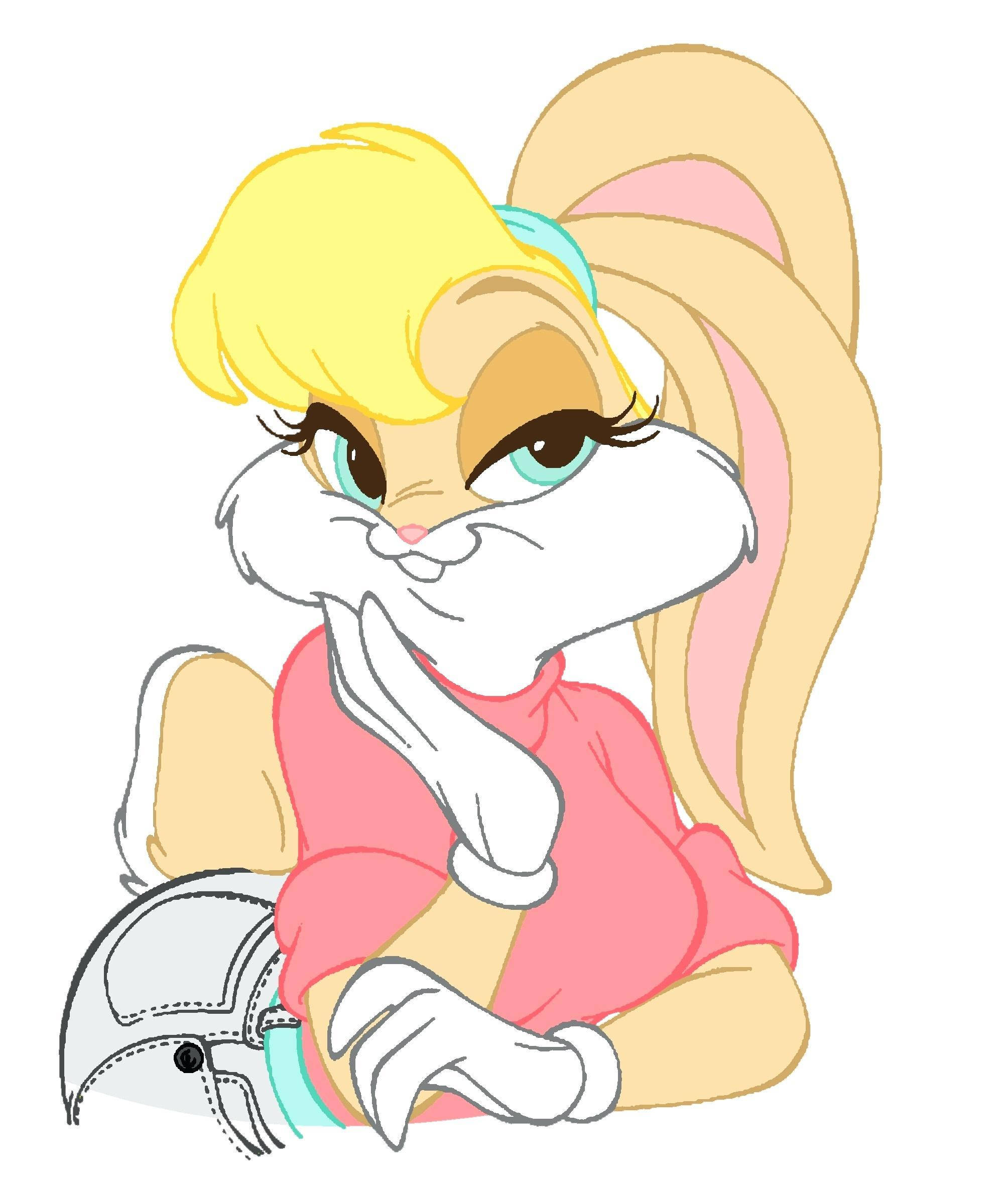 Lola Bunny, blonde hair, blue eyes, Full HD Phone Wallpaper
