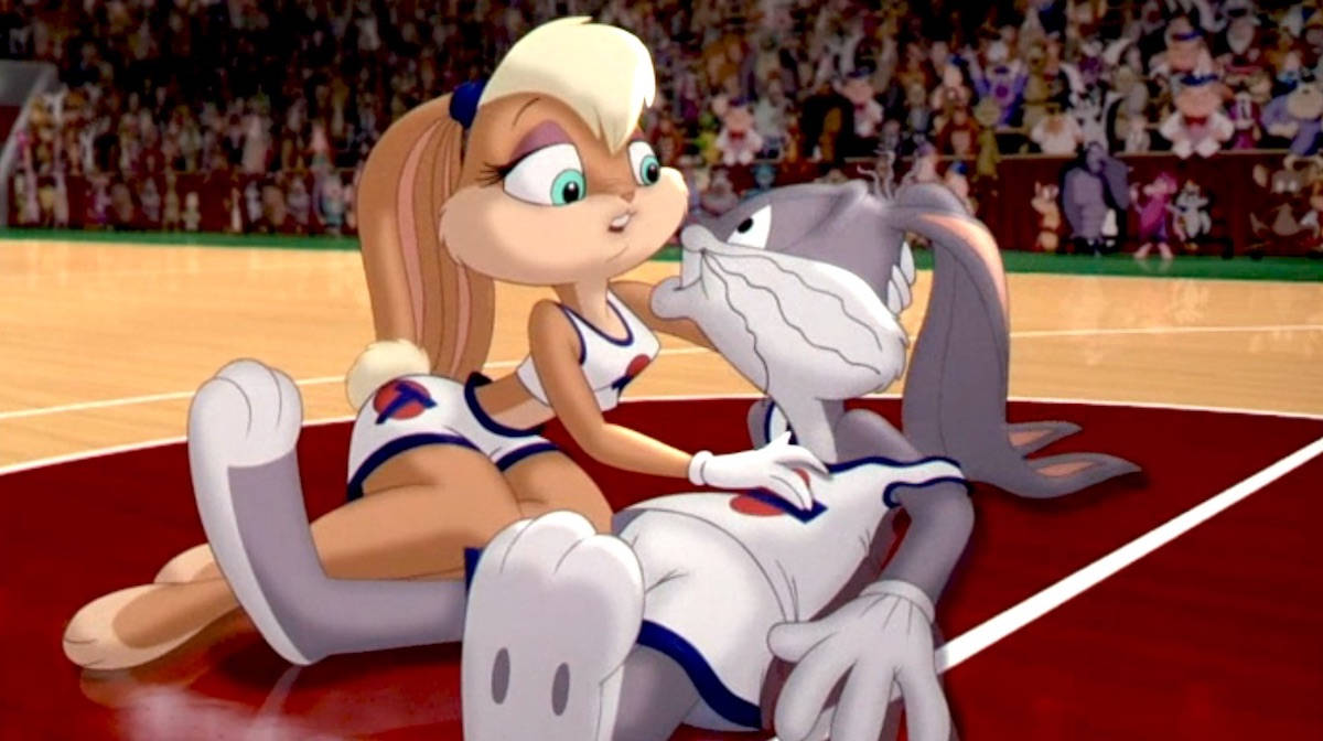 Lola Bunny, basketball uniforms, court, SD Desktop Wallpaper