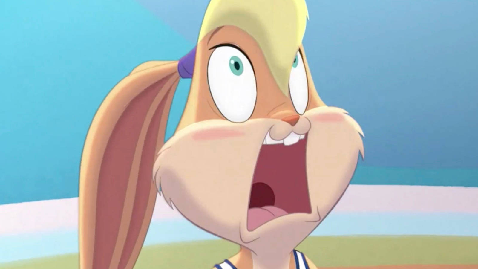 Lola Bunny, blonde hair, wide eyes, HD Desktop Wallpaper