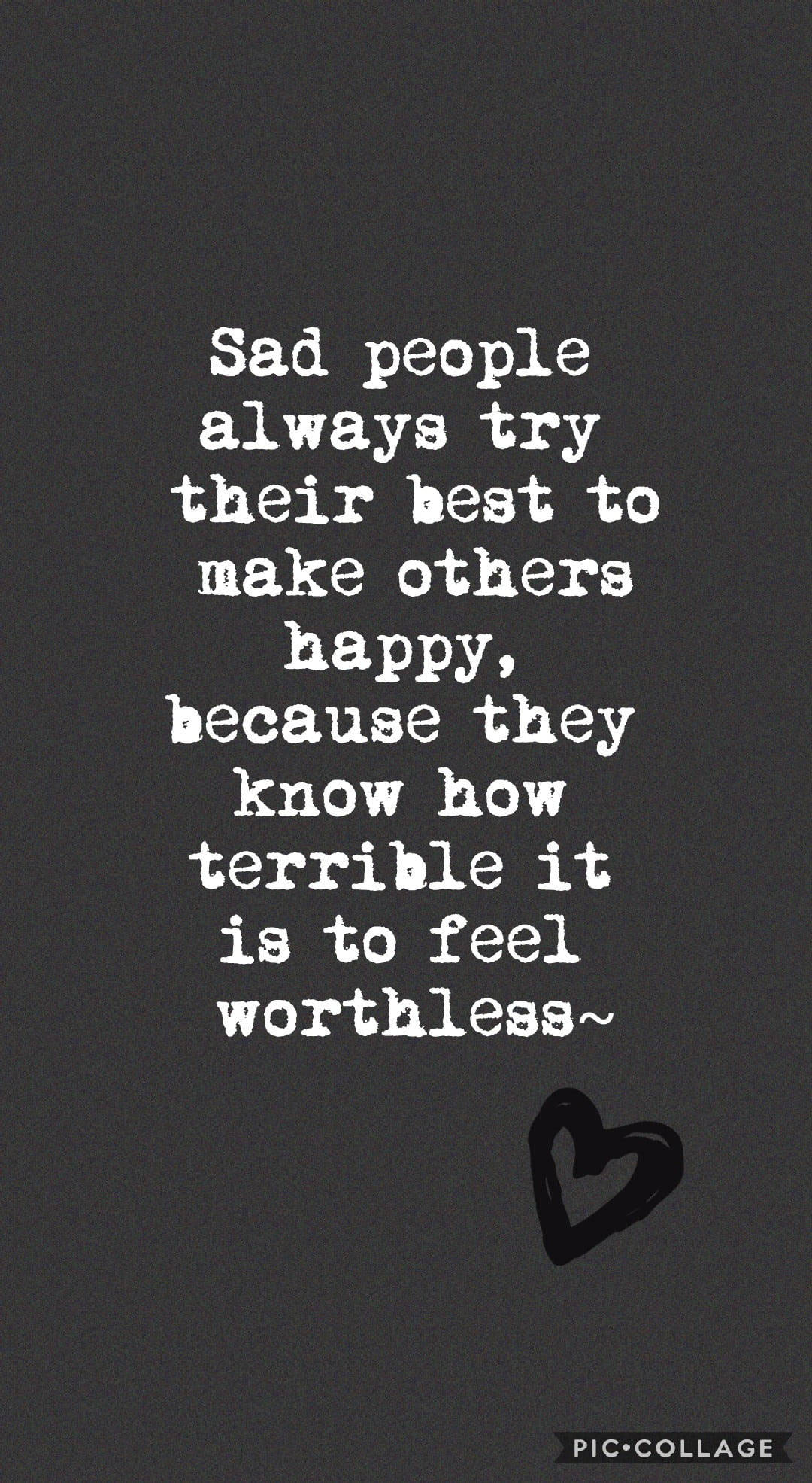 white handwritten text, dark gray background, black heart doodle, Full HD Phone Wallpaper
