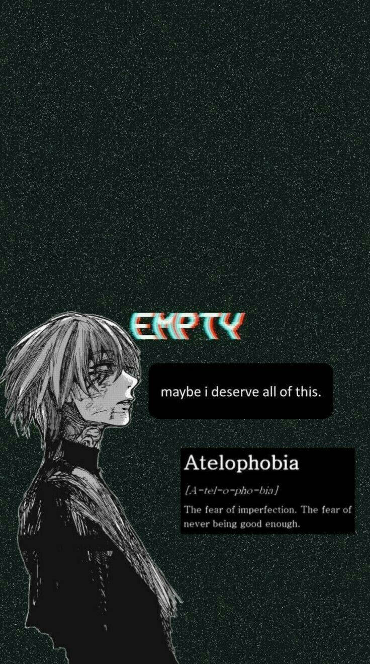 atelophobia, EMPTY, glitchy font, HD Phone Wallpaper