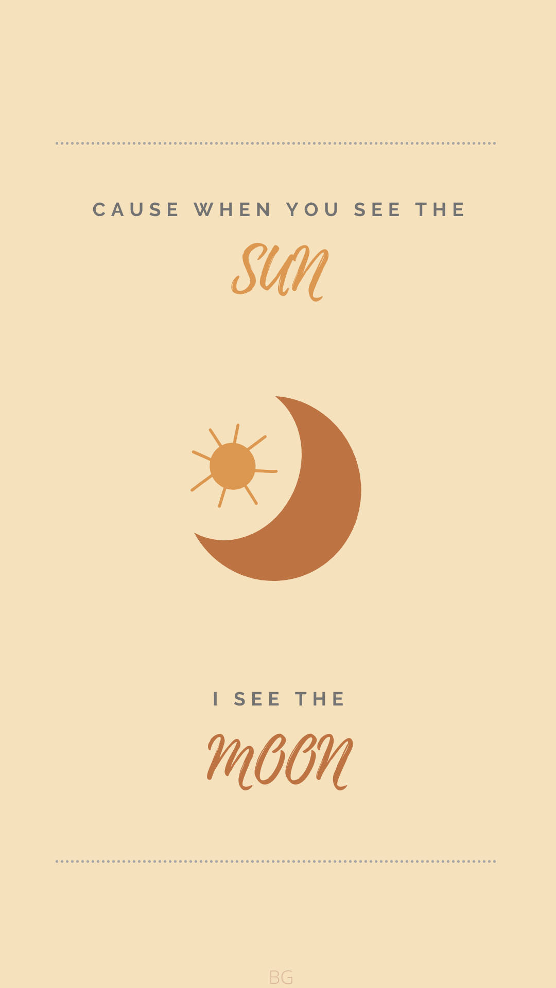 Long Distance Relationship, sun, moon, Full HD Phone Wallpaper