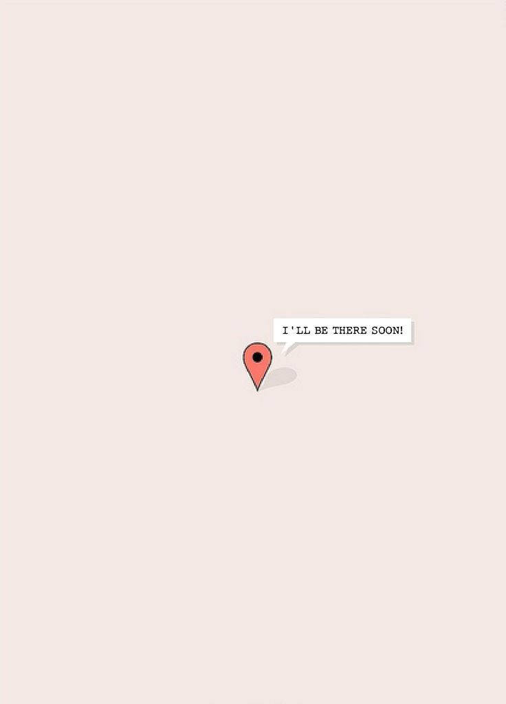 Long Distance Relationship, red map pin, speech bubble, SD Phone Wallpaper