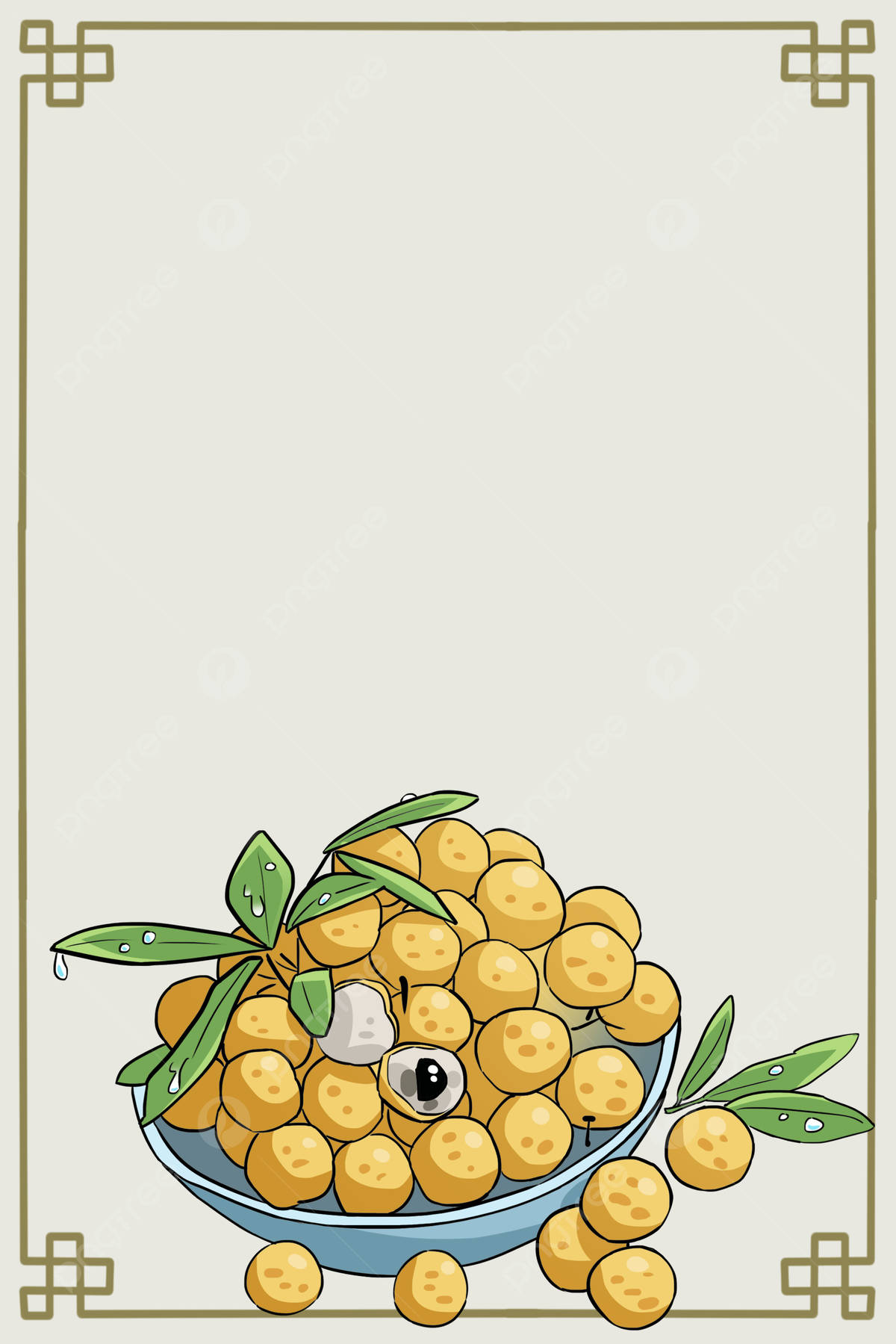 longan fruits, bowl, golden lychees, HD Phone Wallpaper