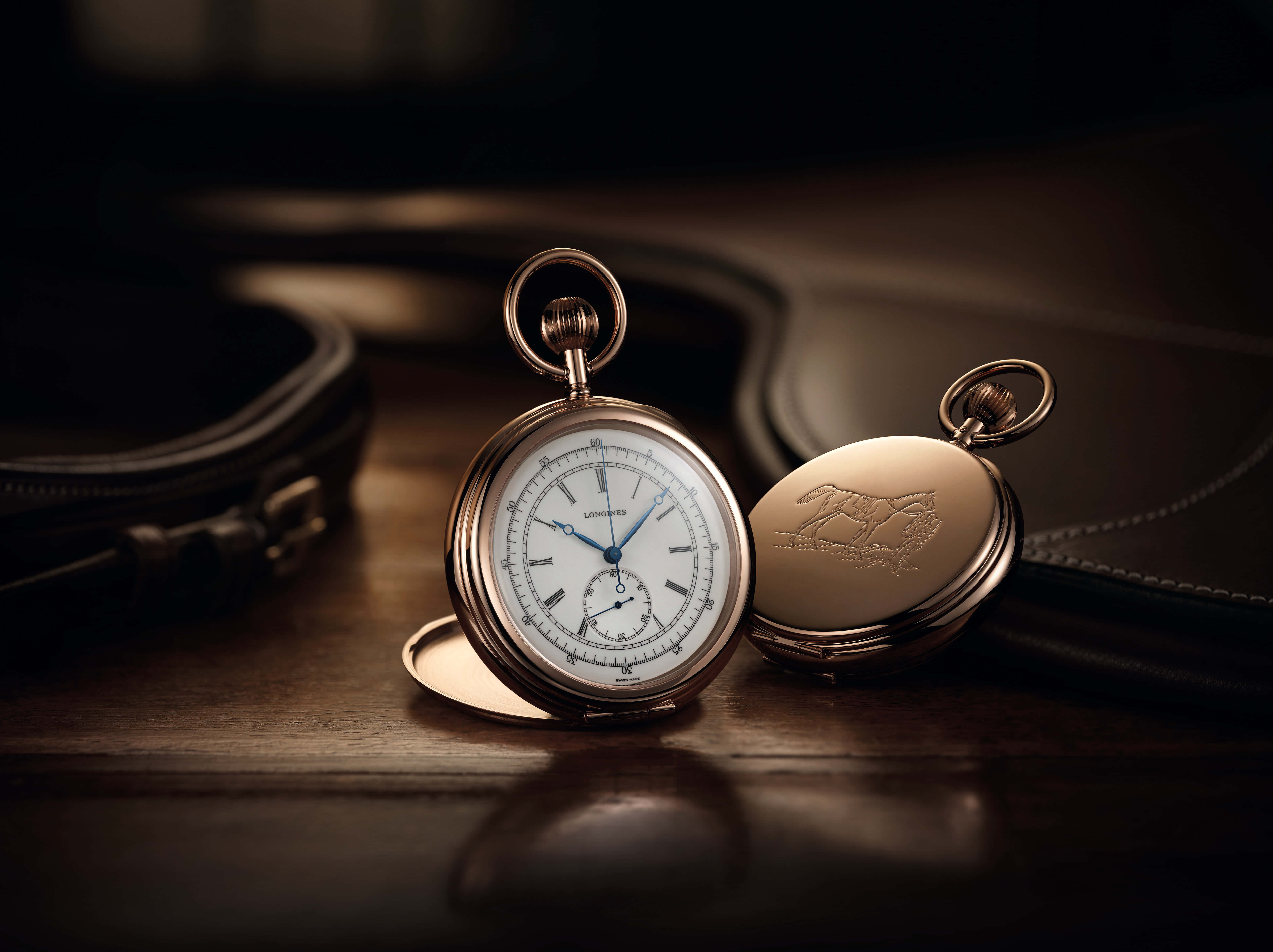 Longines, elegant pocket watch, gold pocket watch, 5K Desktop Wallpaper
