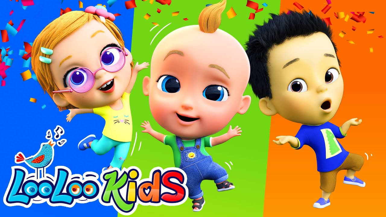 Looloo Kids, dance party, animated toddlers, HD Desktop Wallpaper