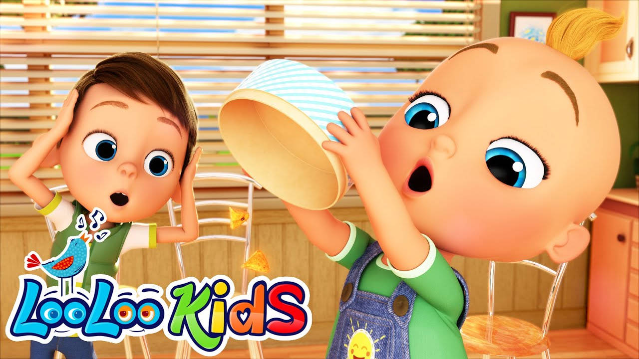 Looloo Kids, animated toddlers, kitchen, HD Desktop Wallpaper