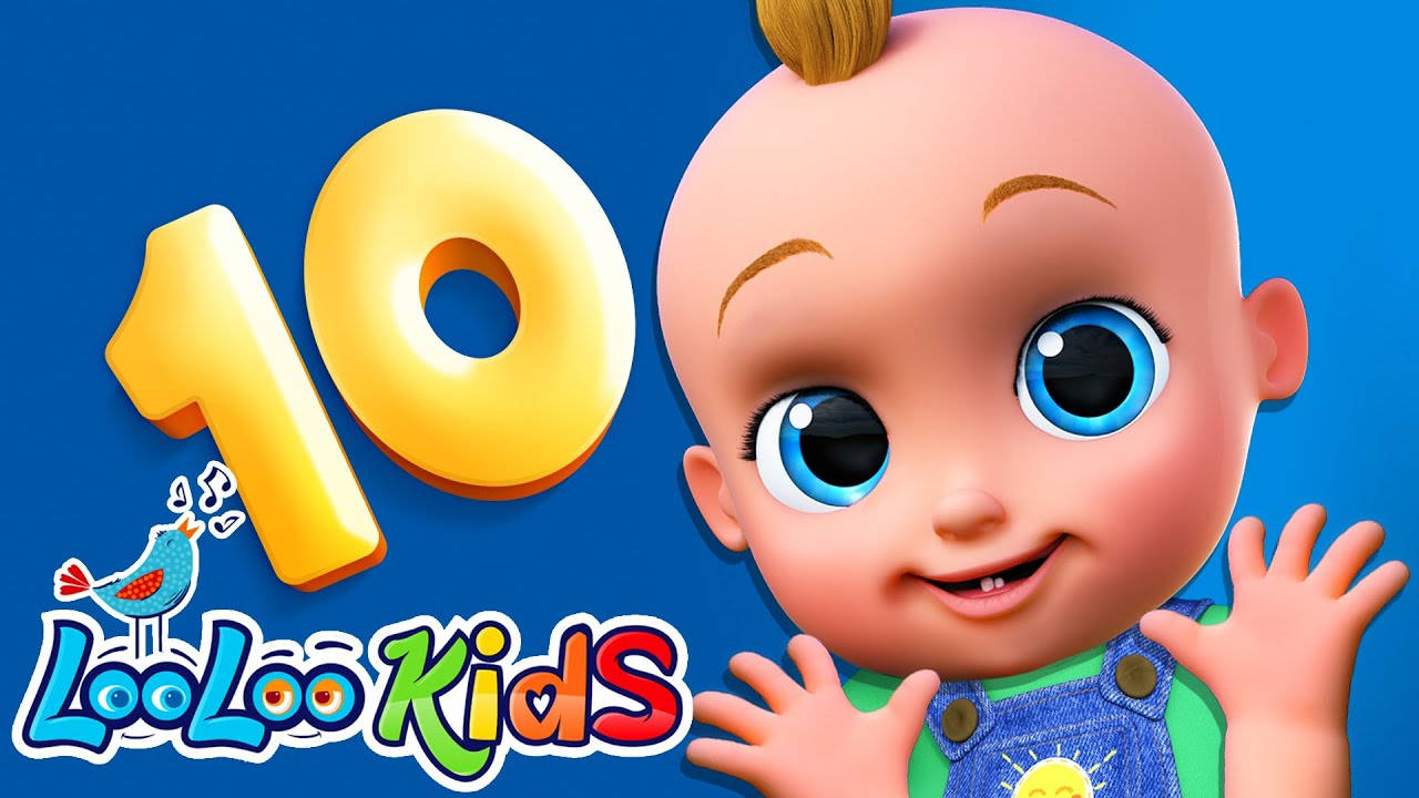 Looloo Kids, number ten, blue eyes, HD Desktop Wallpaper