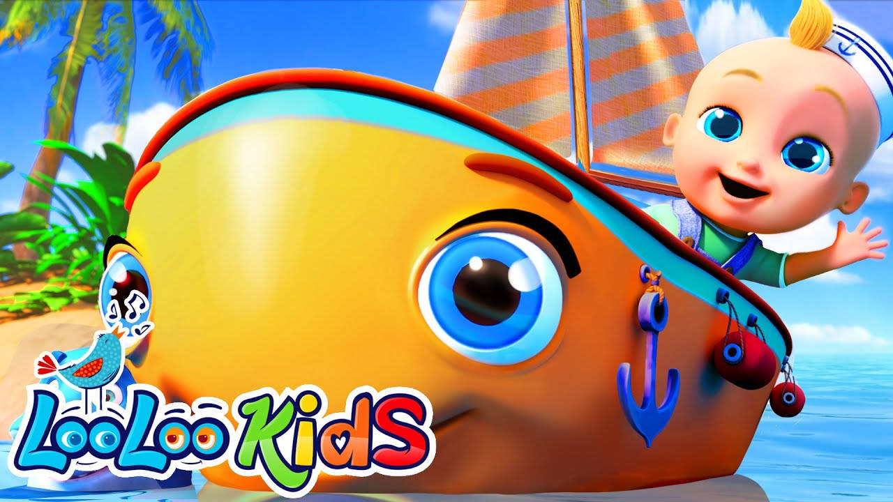 Looloo Kids, boat ride, yellow boat, HD Desktop Wallpaper