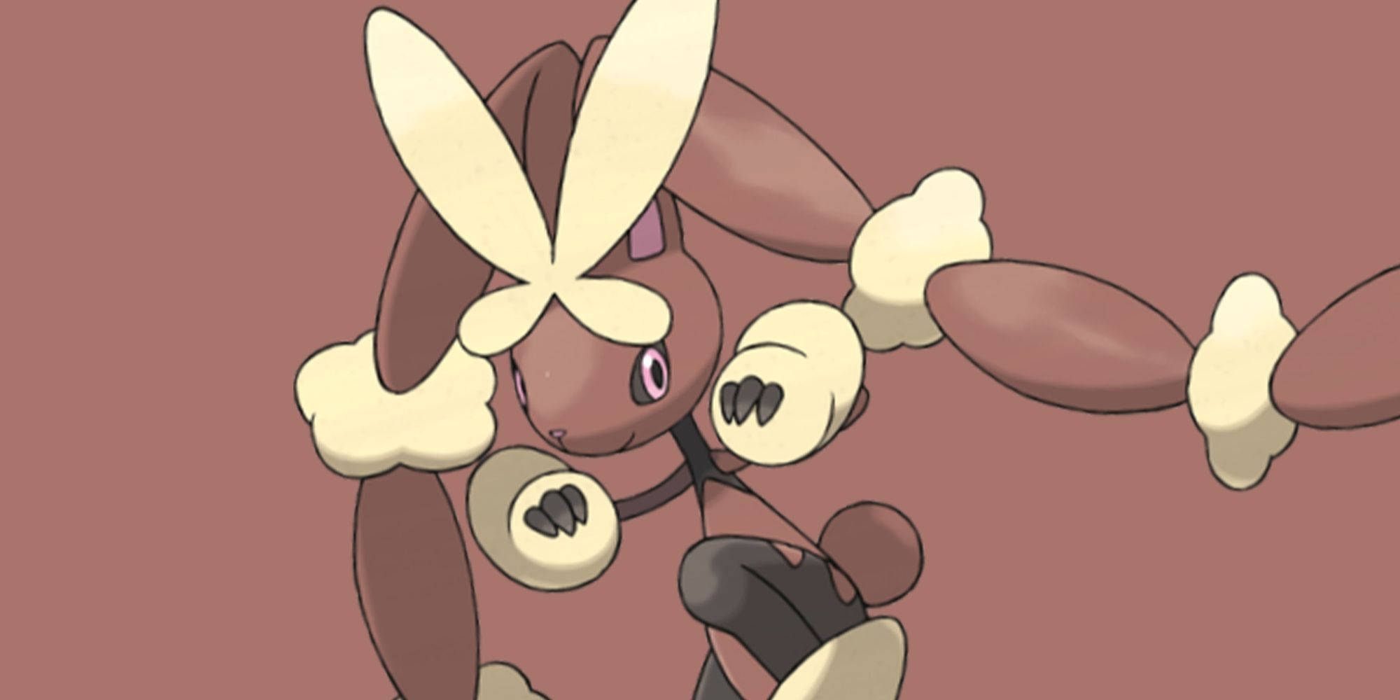 Lopunny, attack mode, dusty rose, Full HD Desktop Wallpaper